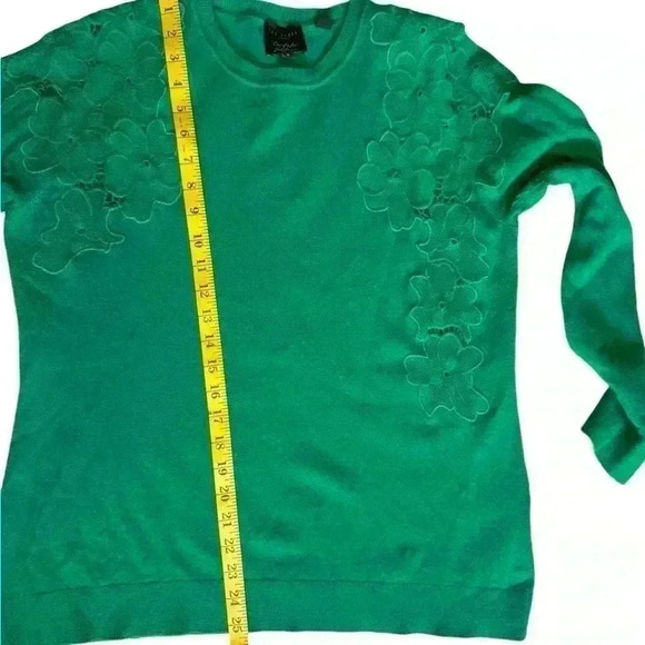 TED BAKER Yizelda Lace Shoulder Sweater Sz 5 - Picture 10 of 14